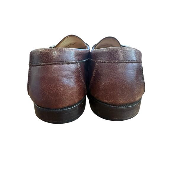 Martin Dingman Classic Diamond Mens 10M Buckle Loafer Brown Slip On Shoe main image 11